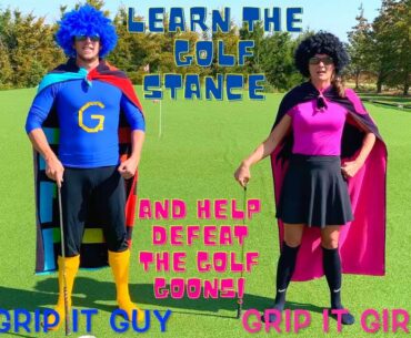 Learning the Golf Stance - Fun Golf Lessons for Kids