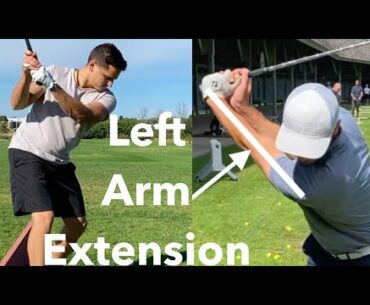 GOLF: Left Arm Extension (Swing Analysis)
