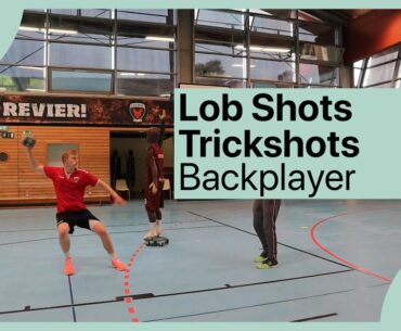 Lob Shot Backplayer - Trickshot - Handballtraining | Handball inspires [deutsch/english]