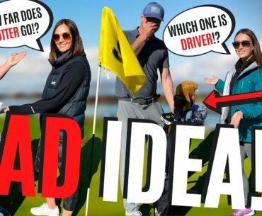 OUR GIRLFRIENDS CHOOSE OUR GOLF CLUBS!!! BAD IDEA?!