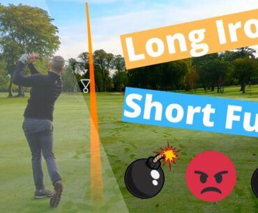 LONG IRON, SHORT FUSE | Approach shot challenge at Ratho Park Golf Club.