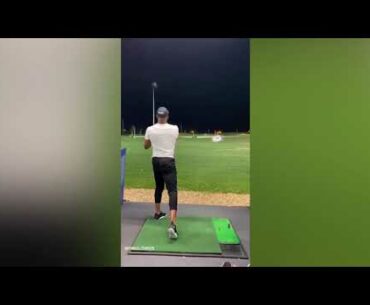 Anthony Joshua Playing Golf | Heavyweight Champ At The Range!
