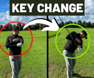 This is the EASIEST AND BEST ROTATION DRILL for your BACKSWING - Simple golf tips