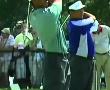KJ Choi and Tiger Woods Synchronized Golf Swing