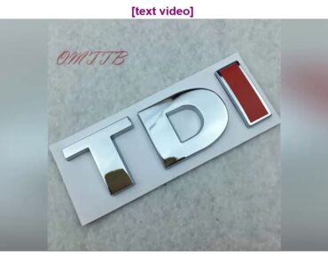 Car styling TDI Badge Emblem Decal car Sticker for VW Golf JETTA PASSAT MK4 MK5 MK6 skoda seat car