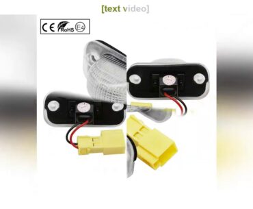 A Pair LED license plate lamp LED number plate light Car Accessories For Seat Toledo I VW Golf II J