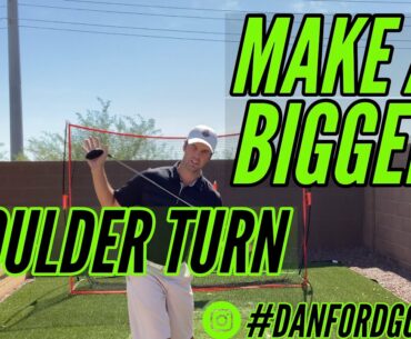 BIGGER SHOULDER TURN || GOLF SWING