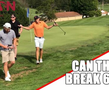 Can a four-man scramble BREAK 60?! | Moon Golf Club challenge full playthrough