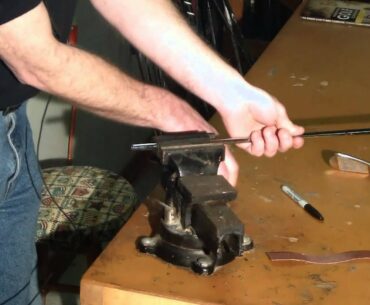 How To Assemble a Custom Golf Club Part 5 - How To Properly Abrade or Sand a Golf Shaft Tip