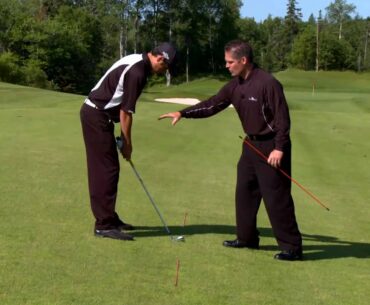Golf Tip - Side Hill Lie Ball Below Your Feet - Bell Bay Golf Academy - Golf Lessons