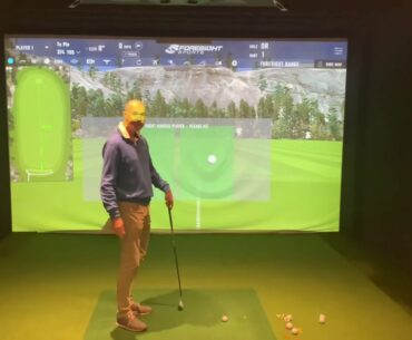 BRIAN SPARKS POPPED IN TO HIT SOME SHOTS, EASIEST SWING AT ITS BEST