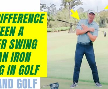 GOLF TIP | The Difference Between A Driver Swing And An Iron Swing In Golf
