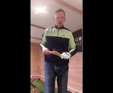 Coat hanger drill for better clubface control