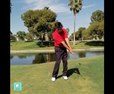 GOLF LESSONS - CHIPPING - KEEP THE ANGLE OF THE WRISTS
