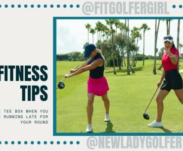 @Fit Golfer Girl Fitness Tip On The Tee Box