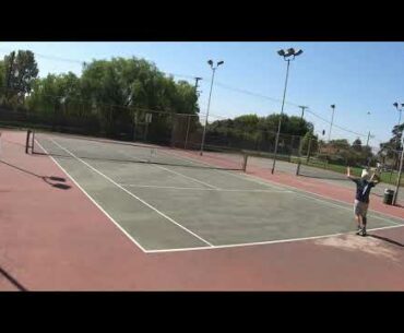 You serve like Maria Sugarpova