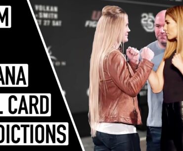 UFC Fight Night: Holm vs. Aldana Full Card Predictions