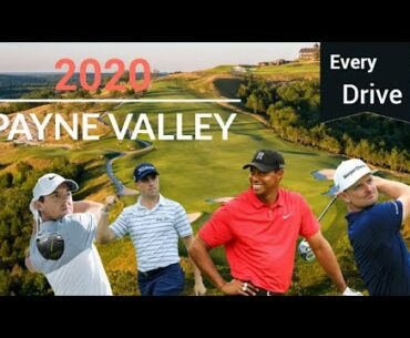 Payne's Valley Cup EVERY Drive  SHOT | PGA Tour 2020| Tiger Woods | Justin Thomas | Rory Mcilroy