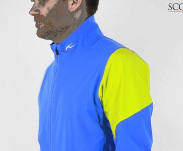 KJUS Pro 3L Waterproof Golf Jacket Blue