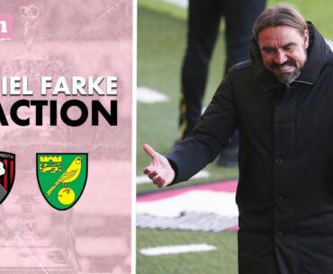 "I stand for several values" | Daniel Farke reaction | AFC Bournemouth 1-0 Norwich City