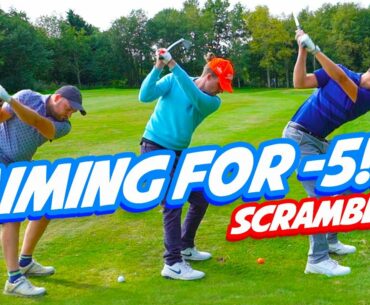 TRYING FOR OUR BEST EVER SCORE (-5!) | SCRAMBLE | PART 1