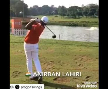 Anirban Lahiri slow motion driver golf swing #Bestgolfswings #alloverthegolf