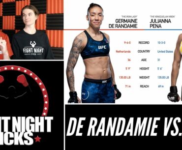 UFC Fight Night: Germaine De Randamie vs. Julianna Pena Prediction
