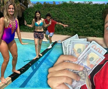 LAST TO FALL IN THE POOL WINS $1,000!