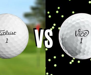 THE END OF THE EXPENSIVE PRO-V1!? VICE PRO PLUS vs TITLEIST PRO-V1!