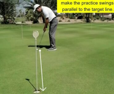 GOLF LESSONS - PUTTING - PRACTICE SWINGS