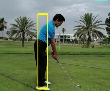 GOLF LESSONS - ADDRESS - FRONTAL WEIGHT
