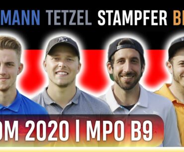 35. Deutsche Disc Golf Meisterschaft | MPO Final B9 | T. Hartmann, M. Tetzel, D. Stampfer, V. Braun