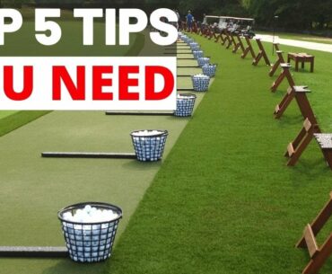 HOW TO STOP WASTING TIME AT THE DRIVING RANGE !