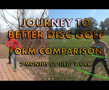 Journey to Better Disc Golf - Form Comparison (2 months of work)