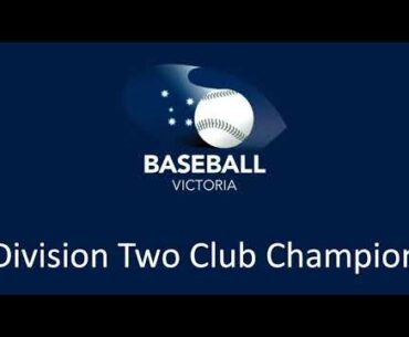 2020 Baseball Victoria Awards - Division Two Club Champion