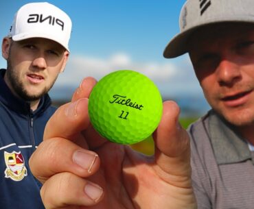 JAMES ROBINSON's NEW GOLF BALL!!!