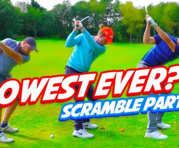 ON COURSE FOR OUR BEST SCRAMBLE EVER! | 9 HOLE SCRAMBLE GOLF