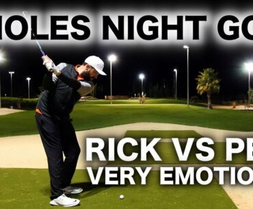 A VERY EMOTIONAL 9 HOLES OF NIGHT GOLF!