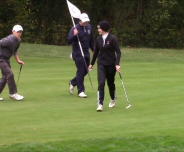 DID SOME SCRAMBLING TODAY. IMPORTANT PART OF A GOLF GAME. AND SUPER FUN.