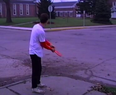 Earliest Disc Golf Footage I Have - Me Throwing in 1992