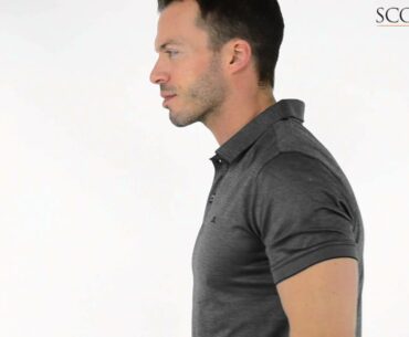 J Lindeberg Anthony Subtle Polo Shirt Black