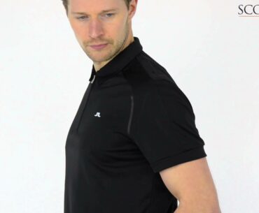 J Lindeberg Ethan TX Polo Shirt Black