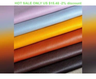 100*138cm Litchi Synthetic Leather PU Leather Fabric Artificial Faux Leather Fabrics DIY Bags Sofa