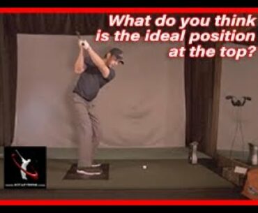 RotarySwing "Low Hands" Position - 7 Iron Swing