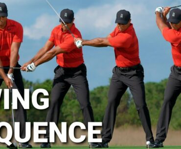 Tiger Woods Driver Swing Sequence and Slow Motion