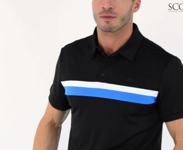 J Lindeberg Noah TX Polo Shirt Black