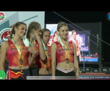 U-20 Women's 4*100m and 4*400m relays / Turkish Athletics 50th Balkan Championship 2020