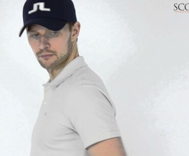 J Lindeberg Andrew Subtle Pique Polo Shirt White