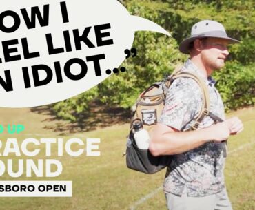 Big Jerm fails to stay positive at Disc Side of Heaven DGC | Mic'd Up Practice Round | Jomez