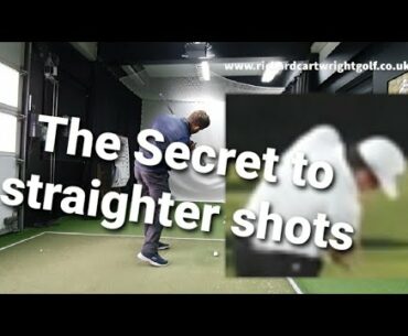 THE SECRET TO STRAIGHTER GOLF SHOTS